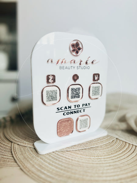 QR Social Media Sign (Custom)
