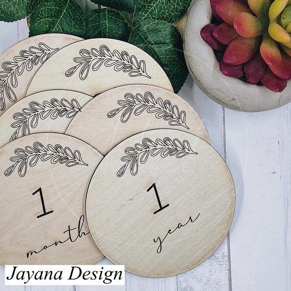 Birth Announcement Round | Nursery Round