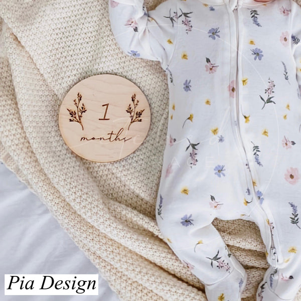 Birth Announcement Round | Nursery Round