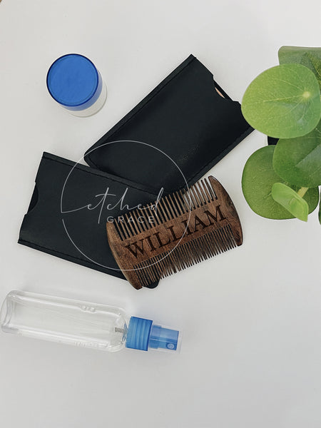 Personalized Double Sided Comb | Beard & Hair Pocket Comb