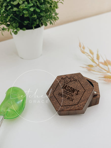 Custom Hexagon Tooth Fairy Box