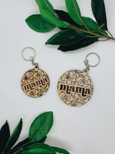 Floral Mama Keychain / Ornament