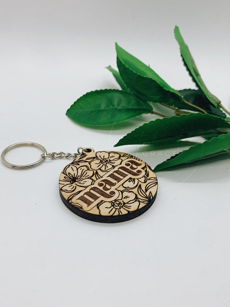 Floral Mama Keychain / Ornament