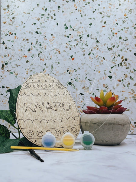 Easter Egg Name DIY Paint Kit