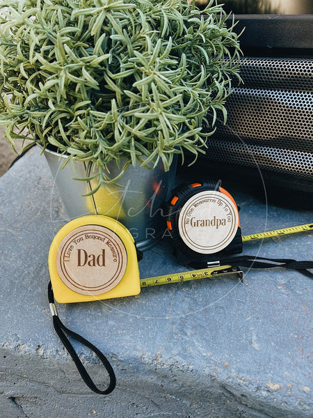 Personalized Father's Day Tape Measure