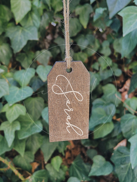Custom Basket Name Tags