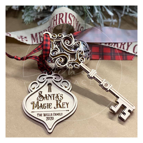 Santa's Magic Key & Personalized Ornament Set